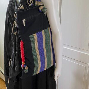 Handmade Lily Jute Multicolored Shoulder Bag